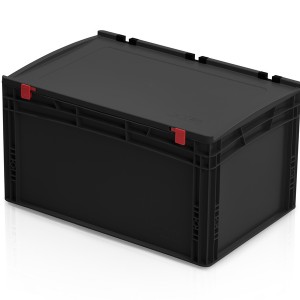 ESD EURO kaste ar vāku, 600x400x320 mm, 965758, TBA