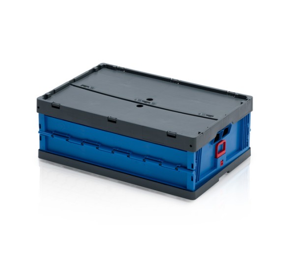 Folding box with lid