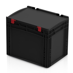 ESD EURO kaste ar vāku, 400x300x320 mm, 967145, TBA