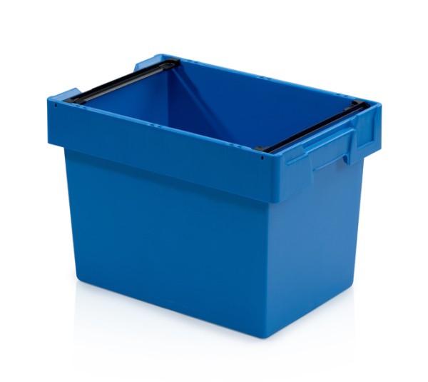 Collapsible box with stacking