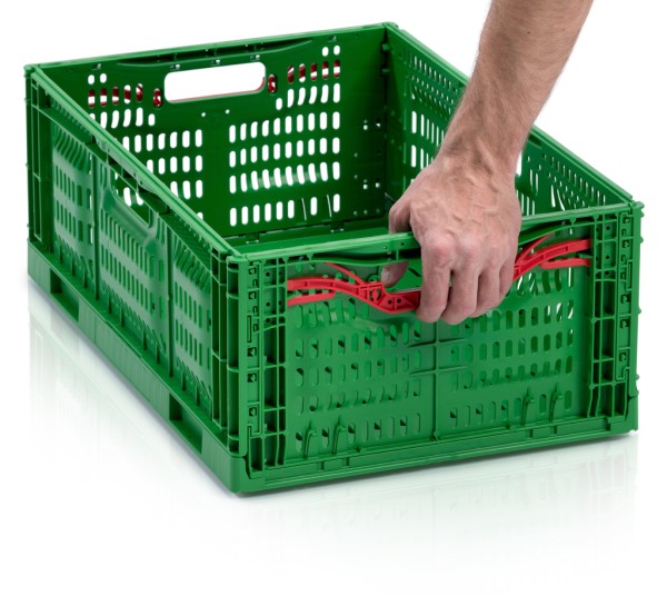 Foldable perforated box