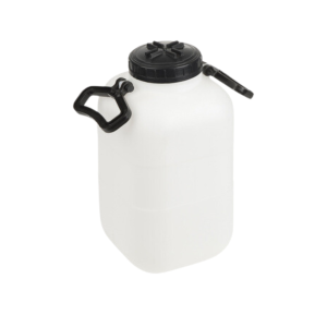 Plastmasas muca ar vāku un rokturiem, plata atvere, 25 l, 961200, TBA