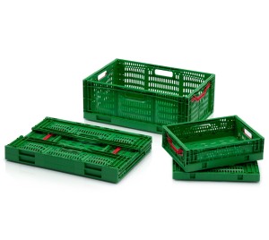 Sulankstomos plastikinės dėžės