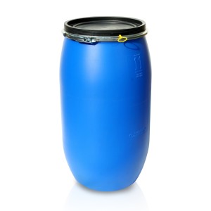 Plastmasas muca ar metāla gredzenu, 120 l, UN, 961710, TBA