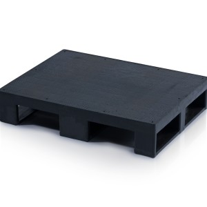 Plastikinė paletė su 3 pavažomis, 800x600 mm , 990110, TBA