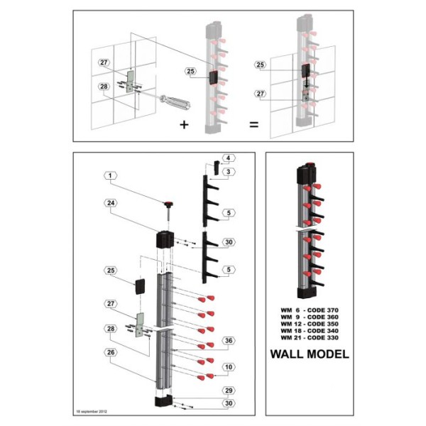 Wall Plate Rack