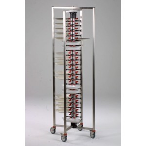 Foldable plate transport trolley, 48, 7036.0045, Combisteel