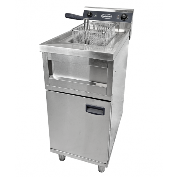 Electric fryer with stand