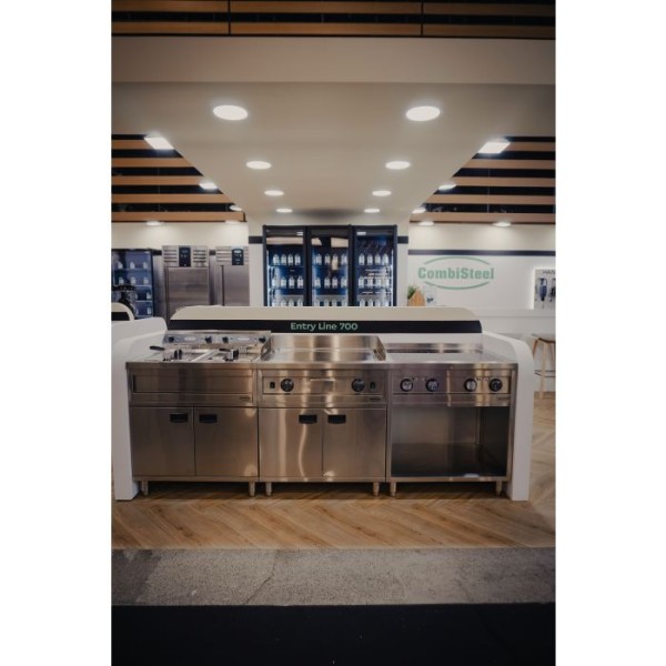 Electric fryer with stand