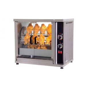 Elektrinis viščiukų grilis, 4 krepšeliai, 7472.004, Combisteel