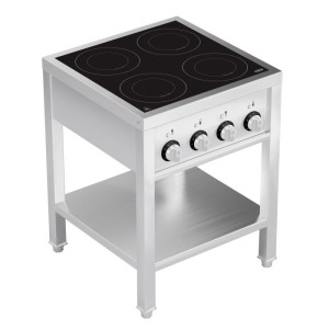 Indukcinė viryklė, 4 kaitvietės, atvira rėmo konstrukcija, 7505.0035, Combisteel