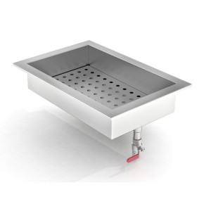 Built-in crushed ice container, gn 1/1, 402x590x170 mm, 7013.2720, Combisteel