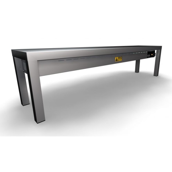 Heated shelf