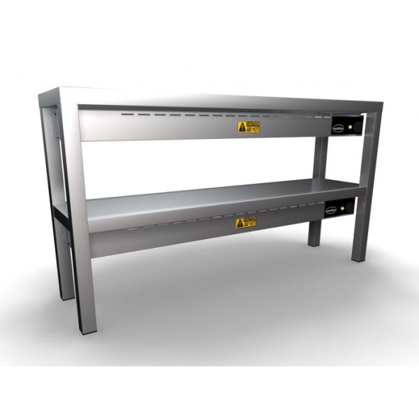 Heated shelf