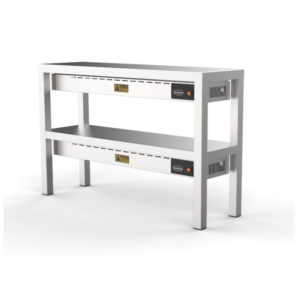 Heated shelf