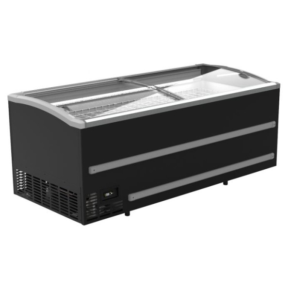 Commercial freezer black