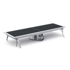 Nerūdijančio plieno trapas, 927x300x140 mm, 7075.0105, Combisteel