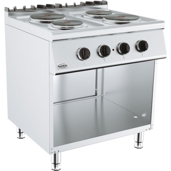 Electric stove with stand