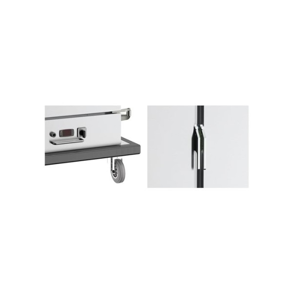 Heated banquet trolley