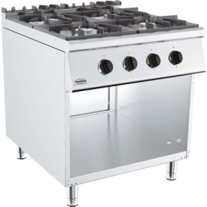Dujinė viryklė su stovu, 4 kaitvietės, Base 900, 7178.3005, Combisteel