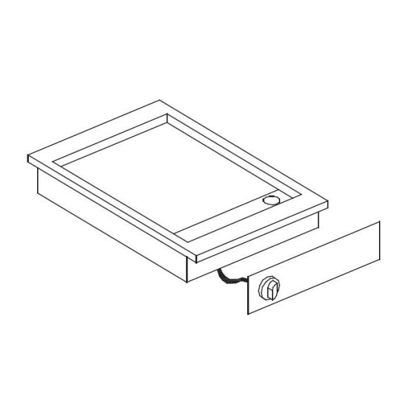 Built-in electric griddle