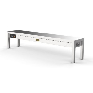 Heated shelf, ceramic heater, 4 heaters, 1600x300x350 mm, 7333.0506, Combisteel