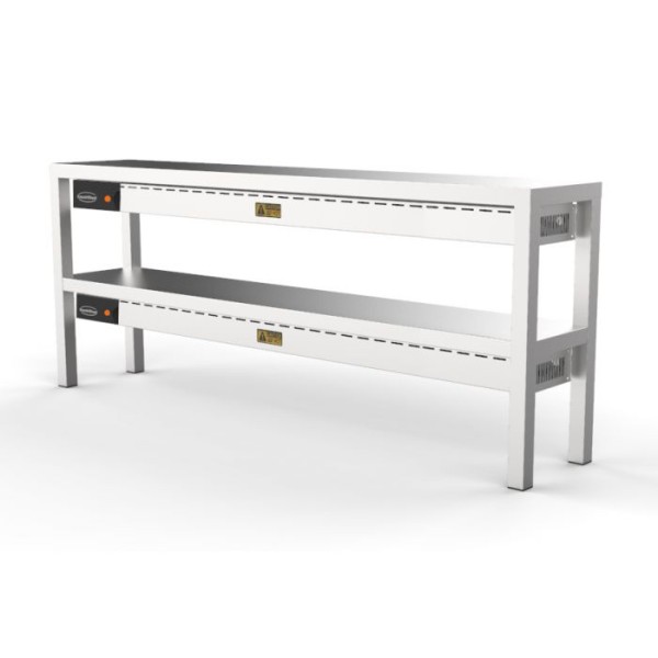 Heated shelf