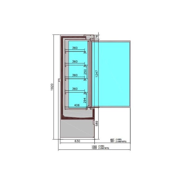 Refrigerated Display JAMIE 1.5