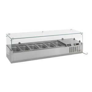 Ingredients showcase, 6 x gn 1/3, 7450.0018, Combisteel
