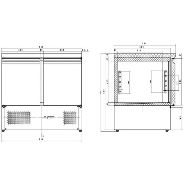 Refrigerated Table
