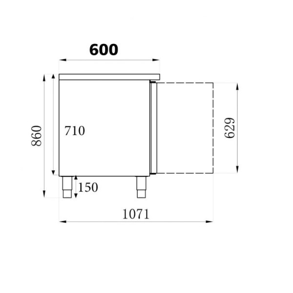 Refrigerated Table 600