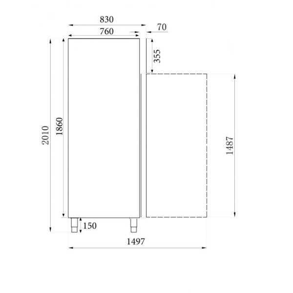 Stainless steel refrigerator