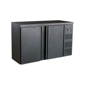 Baro šaldytuvas, juodas, 2 durys, 350 l, 7450.0315, Combisteel