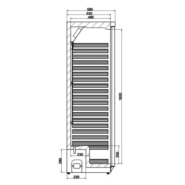 Stainless steel refrigerator