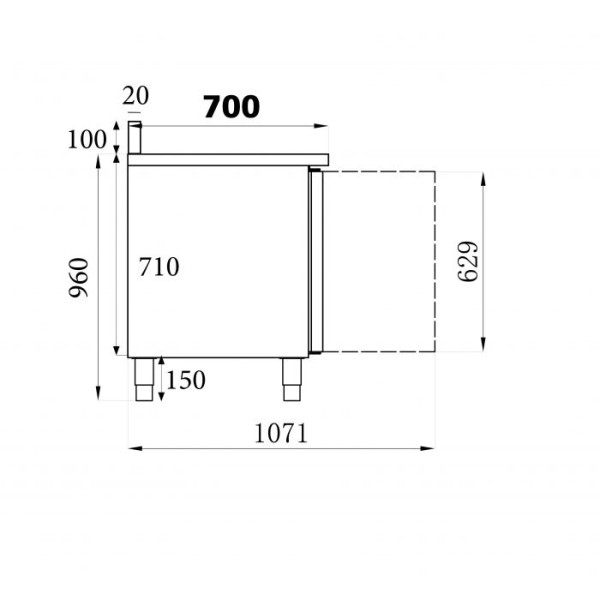 Refrigerated table