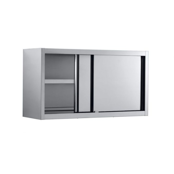 Wall cabinet with sliding doors