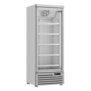 Freezer jde-600f, glass doors, 600 l, 7455.2214, Combisteel