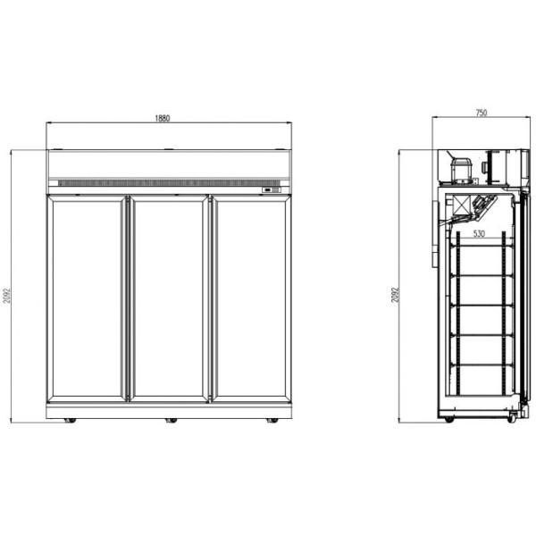 Freezer INS-1530F