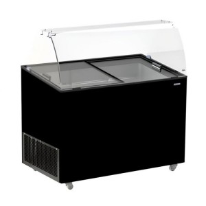 Ledų vitrina JAVA, juoda, 8x5 l, 7472.0129, Combisteel