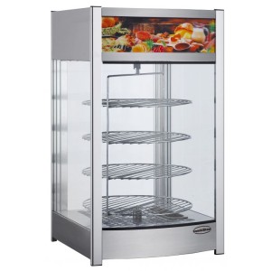 Šildoma vitrina, rotacijos funkcija, 92 l, 7487.0110, Combisteel