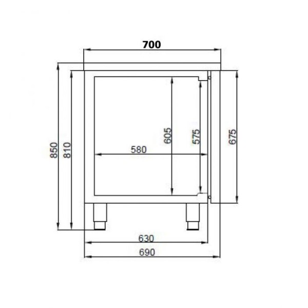 Refrigerated Table 700