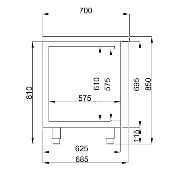 Refrigerated Table 700