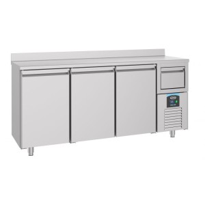 Refrigerated table 600, 3 doors, drawer for coffee grounds, 7489.5265, Combisteel