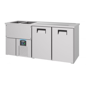 Šaldomas stalas su plautuve, 2 durys, 2L, 7489.5325, Combisteel