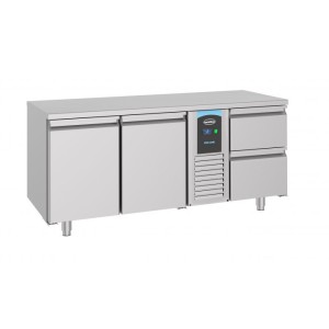 Refrigerated table 700, 2 doors, 2 drawers, mobo unit, energy line, 7489.5355, Combisteel