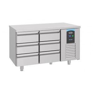 Refrigerated table 700, 6 drawers, energy line, 7489.5575, Combisteel