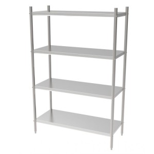 Rack, 4 shelves, assembled, 1200x500x1800 mm, 7490.0245, Combisteel