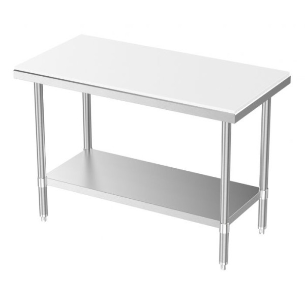 Cutting Table with Shelf