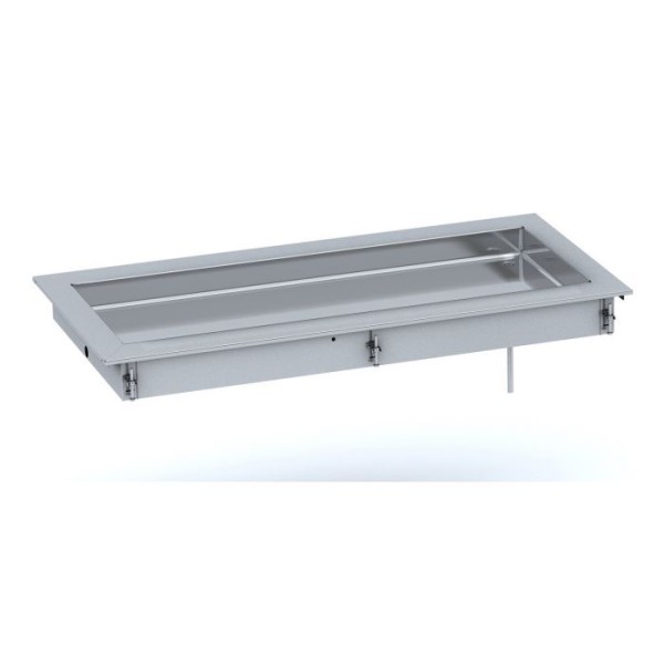 Built-in crushed ice container