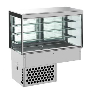 Įmontuojama šaldoma vitrina, uždara, 1115 mm, 3/1